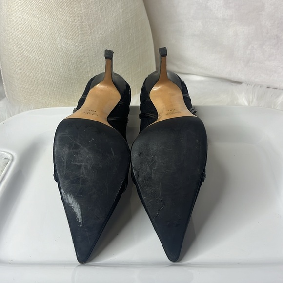 GUCCI VINTAGE SCUBA STRETCH STRAPPY ANKLET BOOTIES - Picture 4 of 11